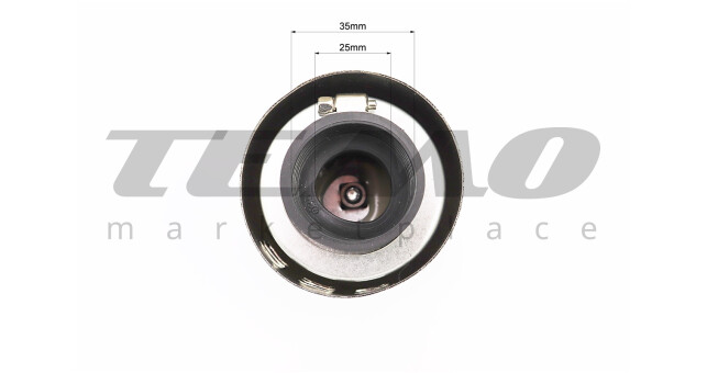 Фильтр воздушный нулевой 25/35 мм прямой с колпачком - фото 4