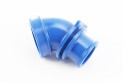 Патрубок фільтра повітряного Suzuki AD50 LETS силікон синій - фото 1