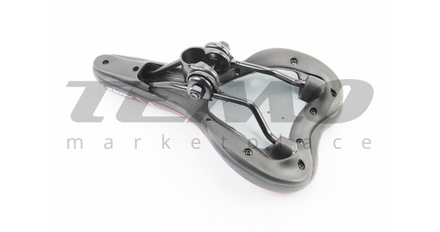 Сиденье MTB, чёрно-красное AVY-6628 - фото 2