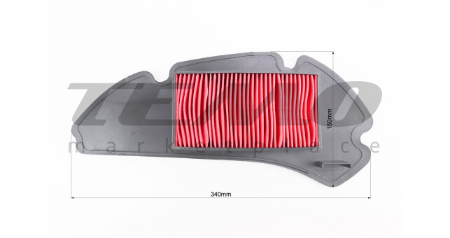 Фильтр элемент воздушный Honda SH125/150 OLD пластик - фото 3