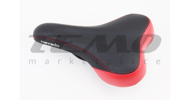 Сиденье MTB, чёрно-красное CORRADO 6690 - фото 1