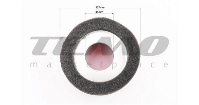 Фильтр элемент воздушный 150cc круглый - фото 4
