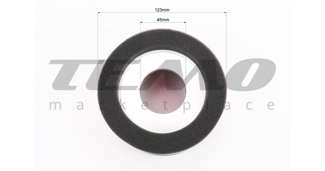 Фильтр элемент воздушный TATA 150cc круглый - фото 4