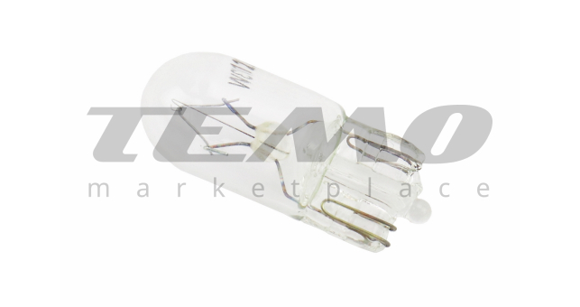 Лампа поворота (белая без цоколя) 12V/3W T10 - фото 1