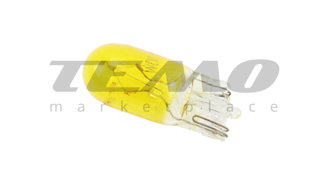 Лампа повороту (жовта без цоколя) 12V/3W T10 - фото 1