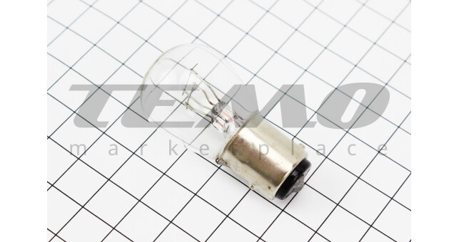 Лампа стопа (велика) 12V21 / 5W S25 / BA15D - фото 1
