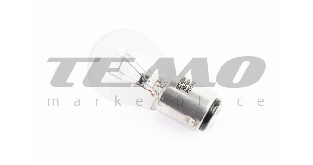 Лампа стопа (велика) 12V21 / 5W S25 / BAY15D - фото 1