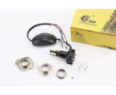 Лампа фары диодная LED-3 SUPER универсальная (к-кт разных креплений), с стабилизатором + стробоскоп