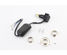 Лампа фари діодний LED-4 SUPER універсальна (к-кт різних кріплень), з стабілізатором