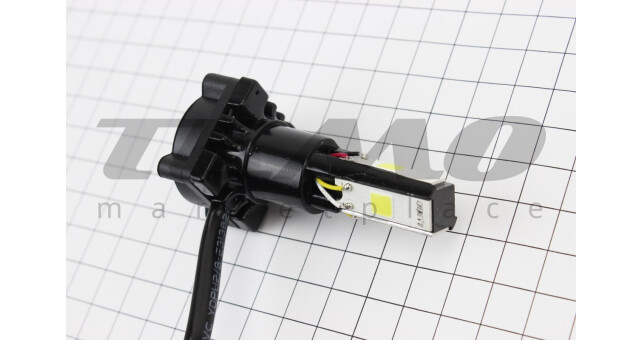 Лампа фари діодний LED-4 SUPER універсальна (к-кт різних кріплень), з стабілізатором + стробоскоп - фото 2