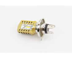 Лампа фары диодная H4 - LED-2 (желтая)