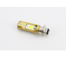 Лампа фары диодная P15D-25-1 - LED-2 (желтая)