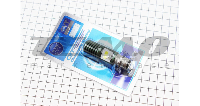 Лампа фары диодная P15D-25-1 - LED-2, тип 3 - фото 3