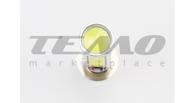 Лампа фари діодний P15D-25-1 - LED-4 + 1 (лінза) - фото 2