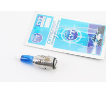 Лампа фари H6 BA20D 12V 35 / 35W "super" синя "свічка"