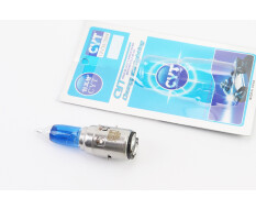 Лампа фари H6 BA20D 12V 35 / 35W "super" синя "свічка"