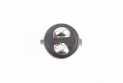 Лампа фары H6 BA20D 12V 35/35W &quot;super&quot; синяя &quot;свеча&quot; - фото 2