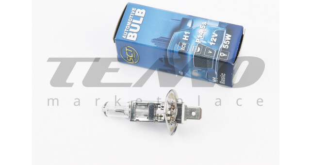 Лампа фари галоген H1 12V55W P14.5S - фото 1