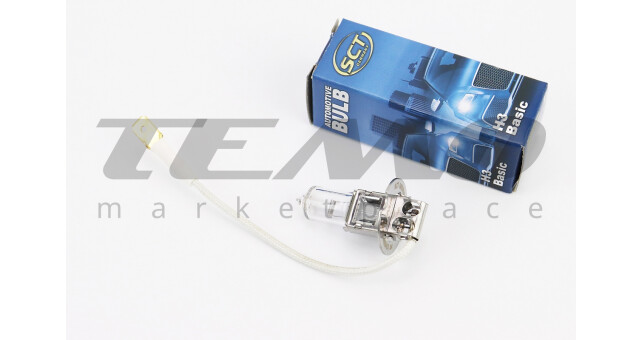 Лампа фари H3 12V 55W галогенна Basic - фото 1