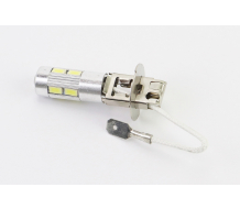 Лампа фары H3 12V - LED-8+2(линза)