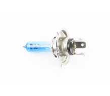 Лампа фары галоген H4 12V 35/35W синяя SUPER