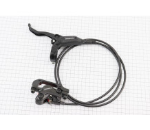 Гальмо Disk-brake гідравлічне заднє (F180/R160 мм), чорне BR-M447/BL-M445 (ліва ручка)