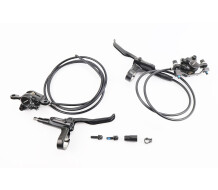 Гальмо Disk-brake гідравлічне переднє (F180 мм)+задне (F180//R160 мм), чорне BR-MT200