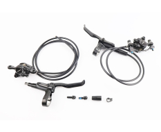 Тормоз Disk-brake гидравлический передний (F180 мм)+задний (F180//R160 мм), чёрный BR-MT200