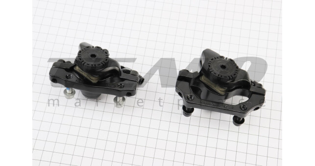 Тормоз Disk-brake передний (F160/R140 мм)+задний (F180/R160 мм), диски 160 мм, крепл. 6 болтов, чёрный DX-2005 - фото 2