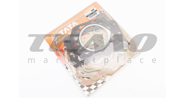 Прокладки двигателя R190N-90mm, к-кт 13 деталей, под крышку 8отв. - фото 2