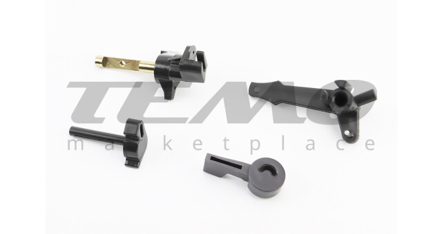 Важелі карбюратора пластмасові к-кт 168F/170F - фото 1