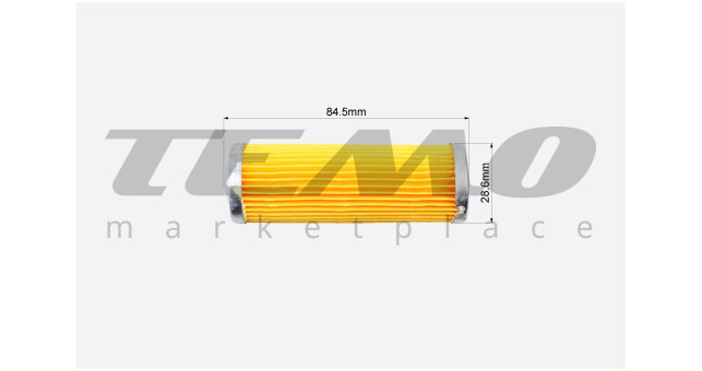 Фільтр паливний - елемент 85mm R175A/180N/190N - фото 3