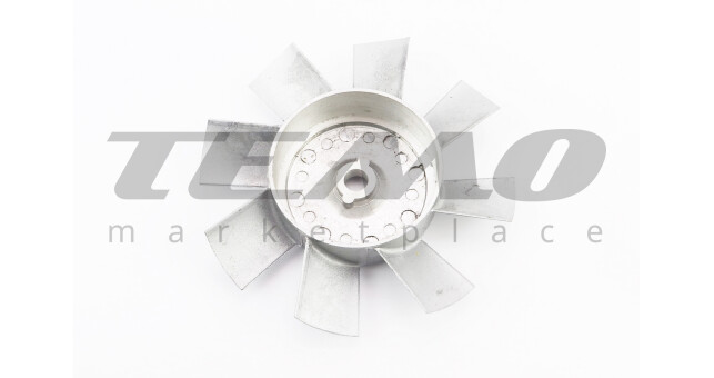 Крильчатка вентилятора, алюміній D-160mm - фото 2