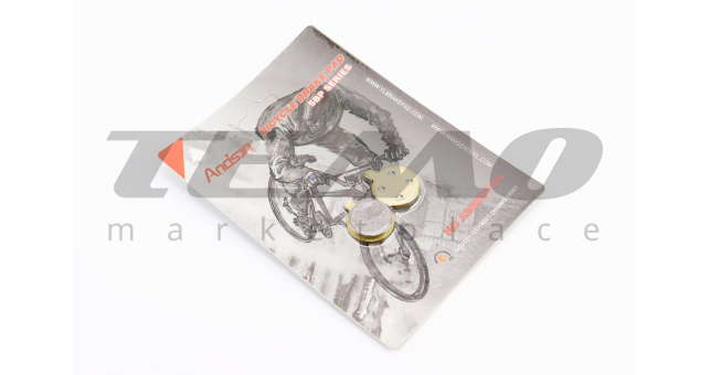 Гальмівні колодки Disk-brake (Zoom DB250,350,450,550), жовті YL-1013 - фото 1
