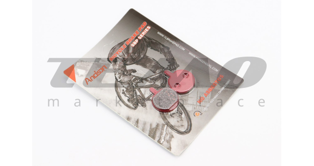 Гальмівні колодки Disk-brake (Hayes MX2,3, Sole, Artec ADC-01, Bolids Boli-BB2), червоні YL-1025 - фото 1
