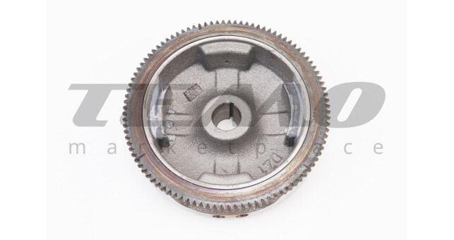 Маховик+вінець (немає різьби під шків ручного стартера) Z-99 182F/188F/190F - фото 2