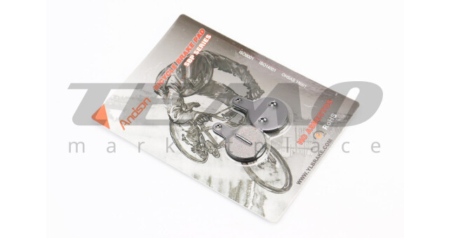 Тормозные колодки Disk-brake (Tektro Lyra, IOX Novela 2011), чёрные YL-1026 - фото 1