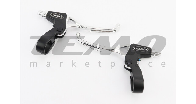 Тормозные ручки, алюминиевые, чёрно-серые TS384A - фото 1