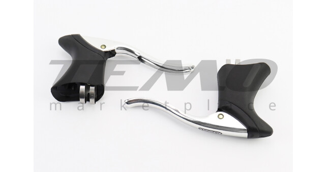 Гальмівні ручки ROAD, чорно-сірі HJ-261AG - фото 1