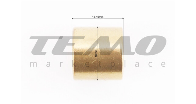 Втулка електростартеру 125х16х13-16 мм - фото 2
