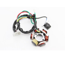 Статор магнето (генератора) Honda DIO AF18 / 27 (6 котушок роз'єм "тато 5 + 1"), тип 1