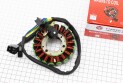 Статор магнето (генератора) Suzuki GN125 (18 котушок роз'єм "мама / тато 2 + 3") - фото 1