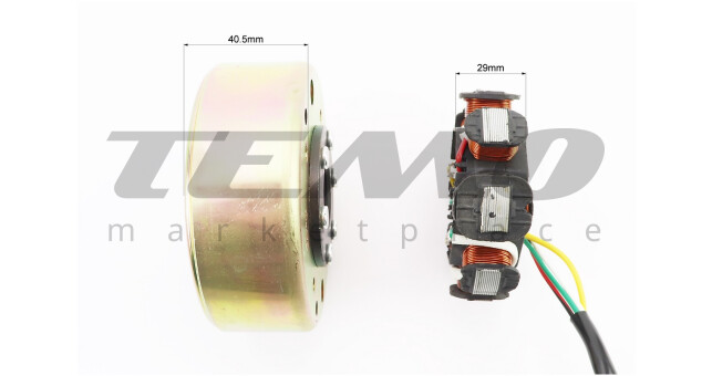 Магнето в сборе (8 катушек) - фото 4