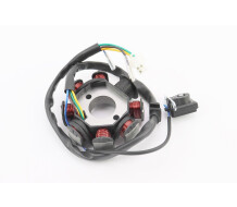 Статор магнето (генератора) (8 котушок роз'єм "мама 3+2") висота 35мм