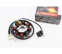 Статор магнето (генератора) (8 котушок роз'єм "мама 3+2") висота 29мм