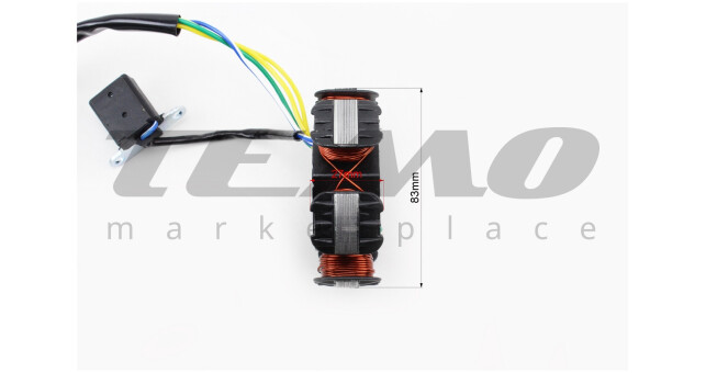 Статор магнето (генератора) (6 катушек разъем "мама 4"), тип 1 - фото 4