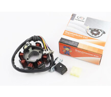 Статор магнето (генератора) (8 котушок "5 проводів"), (d=88,5мм)