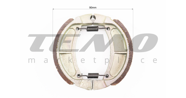 Тормозные колодки барабан Suzuki AD50, D=90mm - фото 3