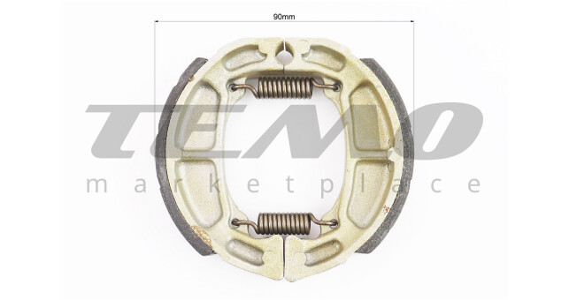 Тормозные колодки барабан Suzuki AD50, D=90mm - фото 2