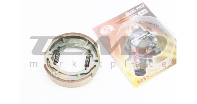 Тормозные колодки барабан Suzuki LETS, D=105mm - фото 1